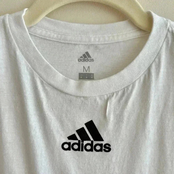 Set of 2 adidas Kids Logo Graphic Short Sleeve White/Sage Green T-Shirts, Medium - Picture 12 of 16